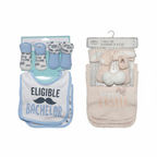 Baby Bib, Socks & Headband Set