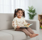 "Smile" Girls 2-Piece Sweatshirt and Jogger Set [2Y - 5Y]