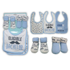 Baby Bib, Socks & Headband Set