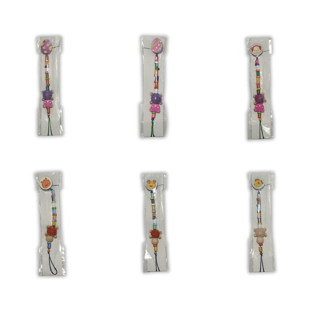 Beaded Pacifier Clip with Colorful Beads