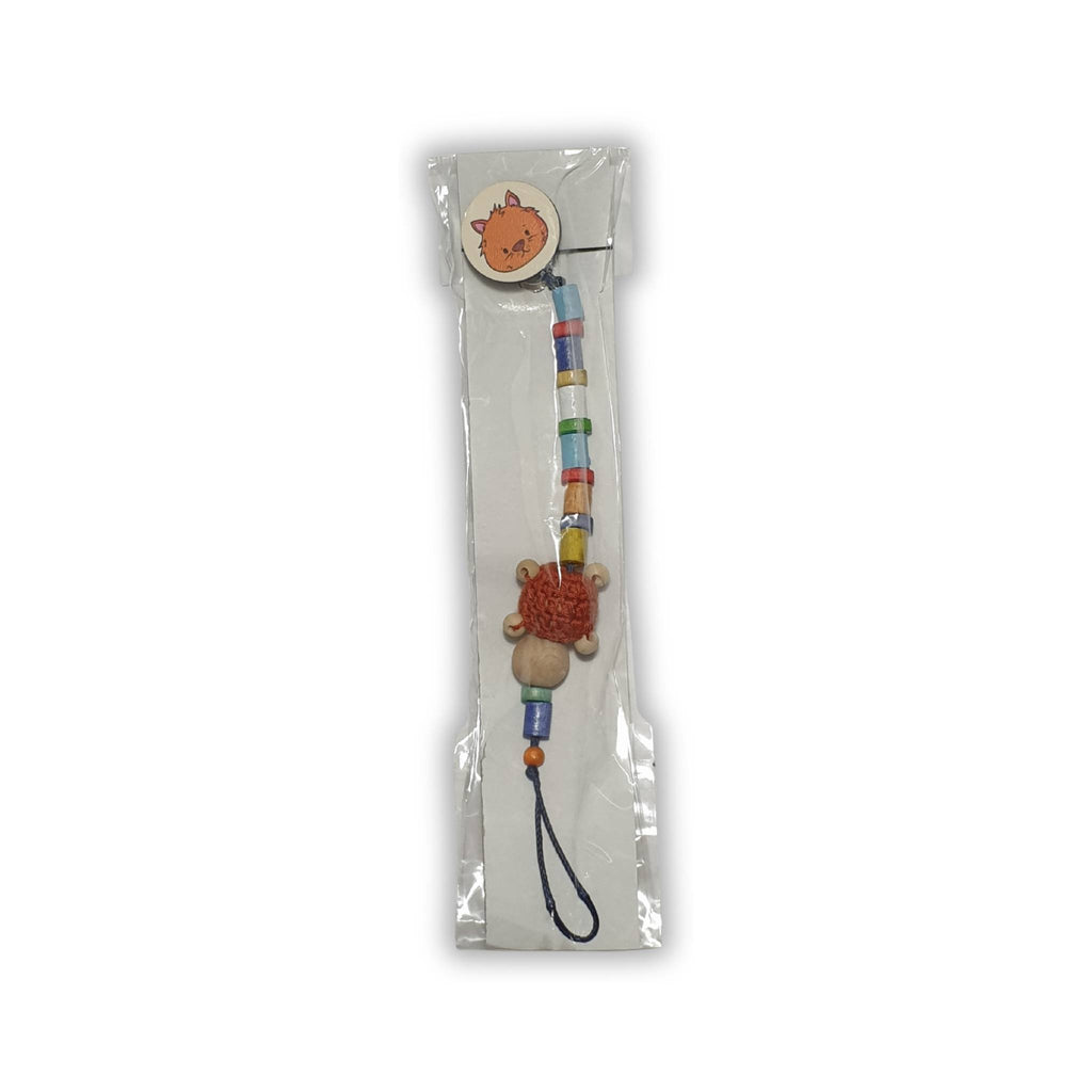 Beaded Pacifier Clip with Colorful Beads
