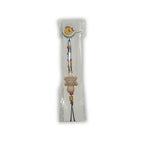 Beaded Pacifier Clip with Colorful Beads