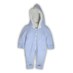 Knitted Hooded Baby Overall Romper One Piece [3M - 18M]