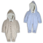 Knitted Hooded Baby Overall Romper One Piece [3M - 18M]