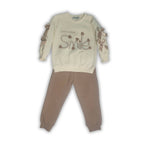 "Smile" Girls 2-Piece Sweatshirt and Jogger Set [2Y - 5Y]