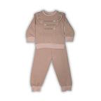 "Little Wild Flower" Girls Sweatshirt & Jogger Set [3Y - 6Y]